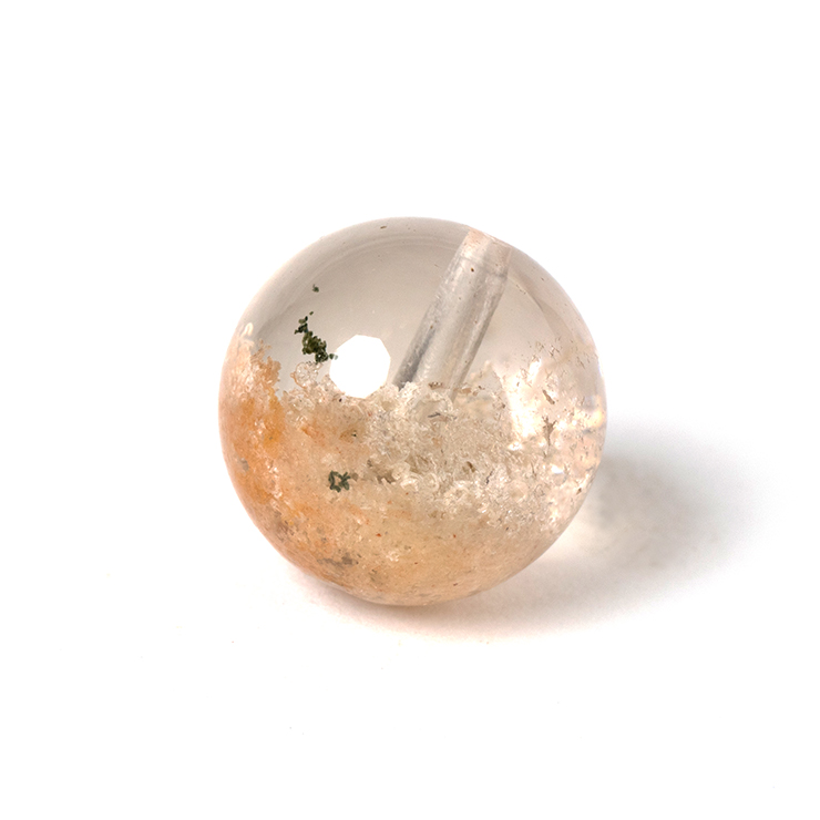 個性あふれる庭園水晶【一点もの】ガーデンクォーツ（ホワイト） 12mm