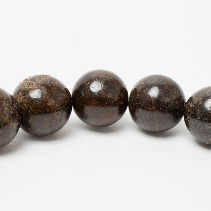 始原的な隕石【一点もの】コンドライト(サハラNWA869) 10mm シンプルブレスレット