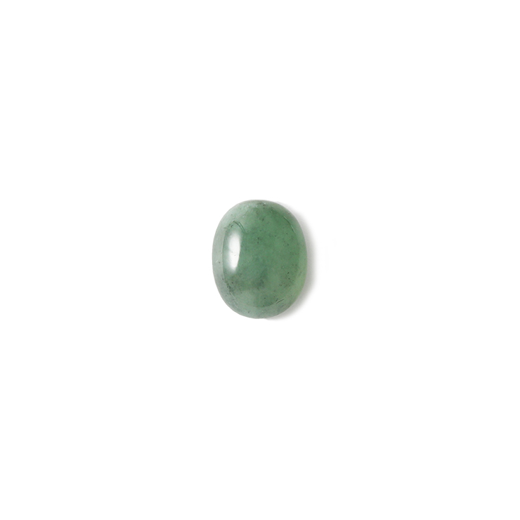 【一点もの】ルース 糸魚川翡翠 深緑 7mm