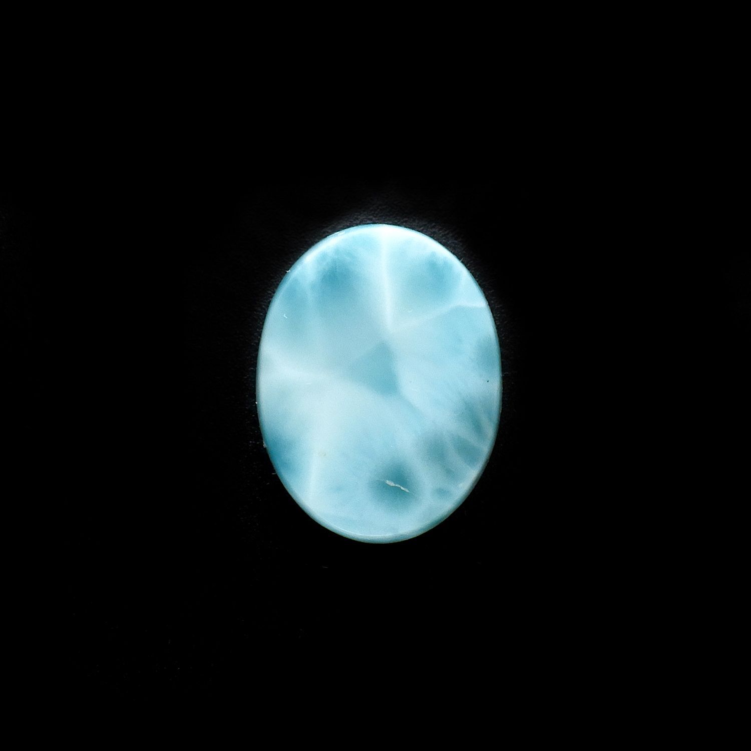 ラリマー（宝石名ブルー・ペクトライト） ドミニカ共和国産 28.58ct 識別済 20.8×16.2mm前後