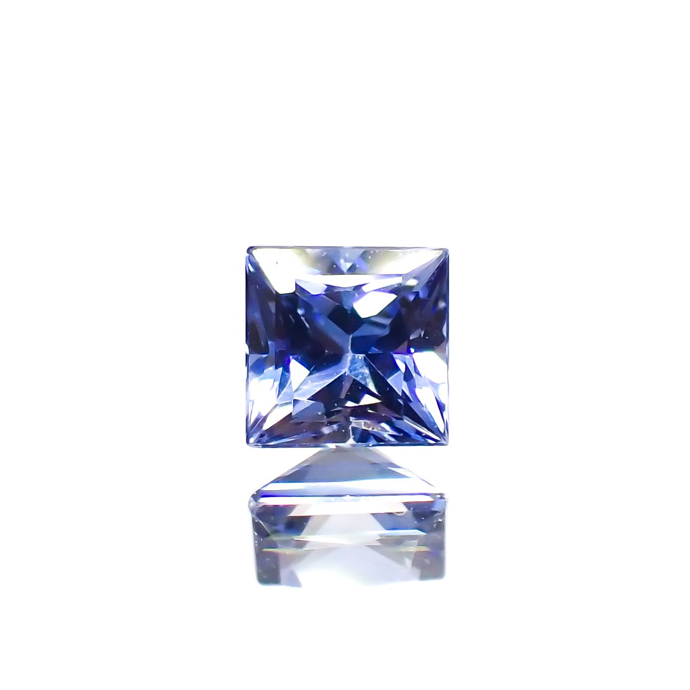 ◇プリンセスカット◇サファイア（宝石名サファイア）スリランカ産 0.23ct 識別済 3.2×3.2mm前後