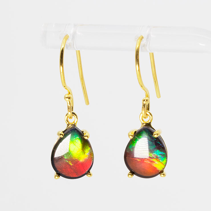 【一点もの】アンモライト ピアス