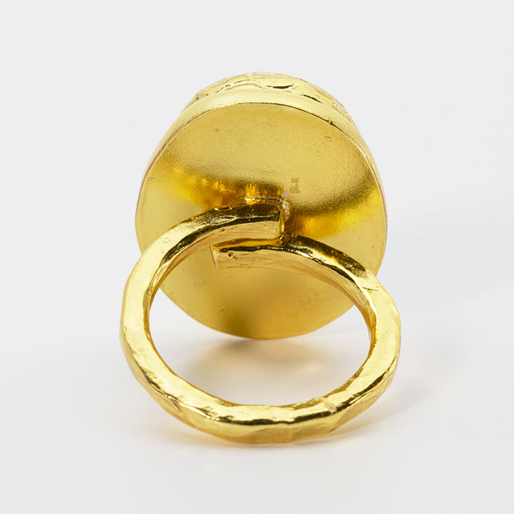 【一点もの】アンモライト リング