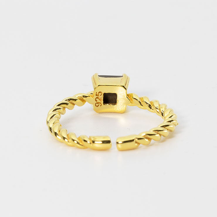 【一点もの】アンモライト リング