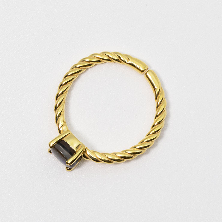 【一点もの】アンモライト リング