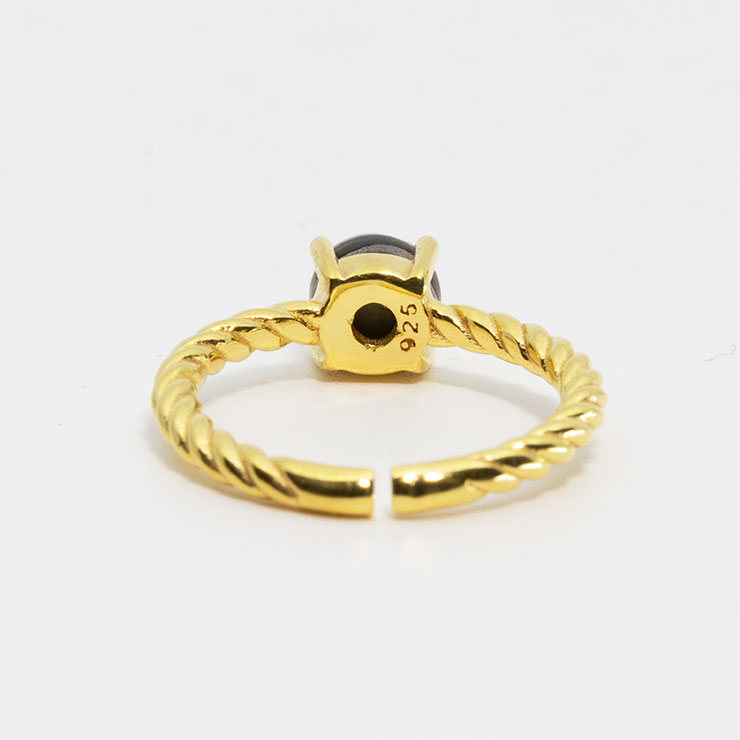 【一点もの】アンモライト リング