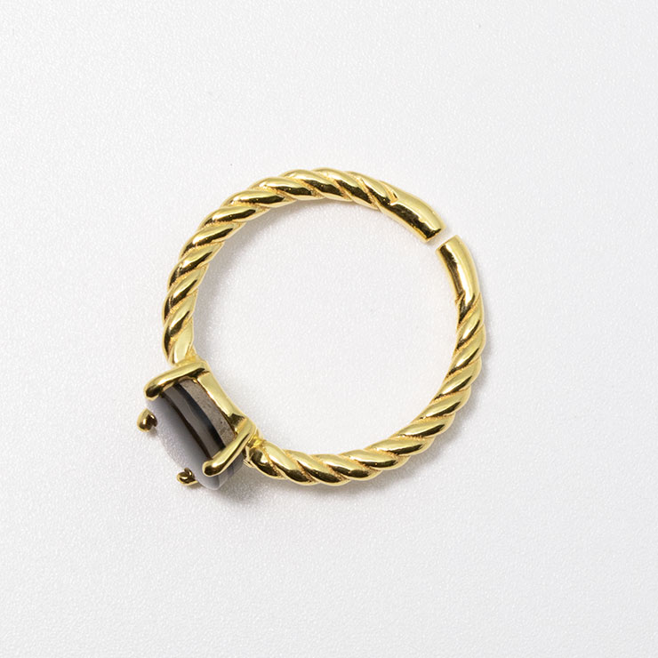 【一点もの】アンモライト リング