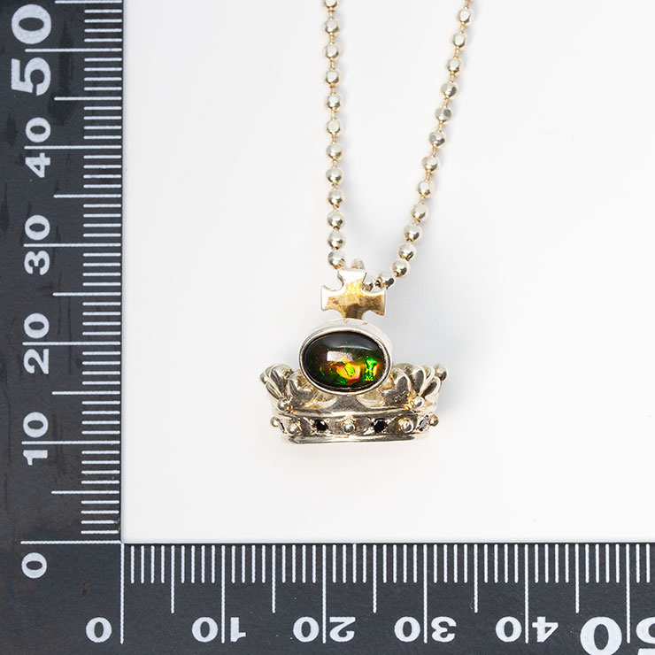 【一点もの】アンモライト シルバーペンダント