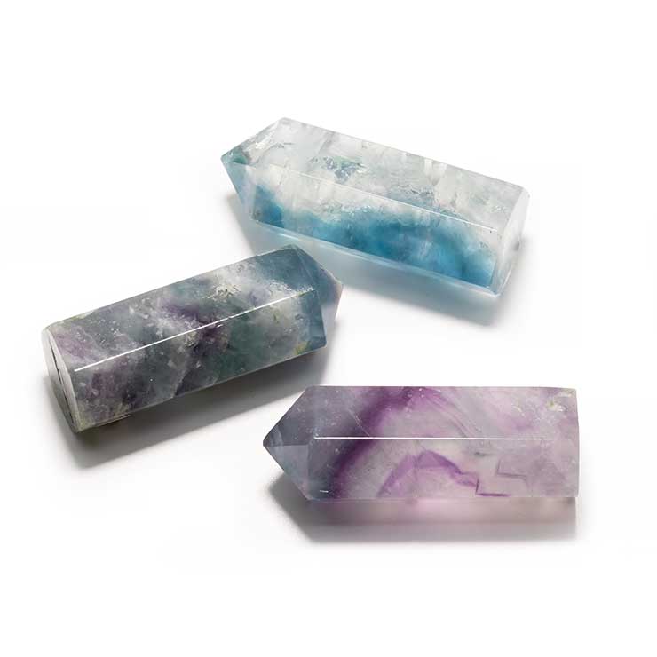 【天然石ポイント】レインボーフローライト(クリア)