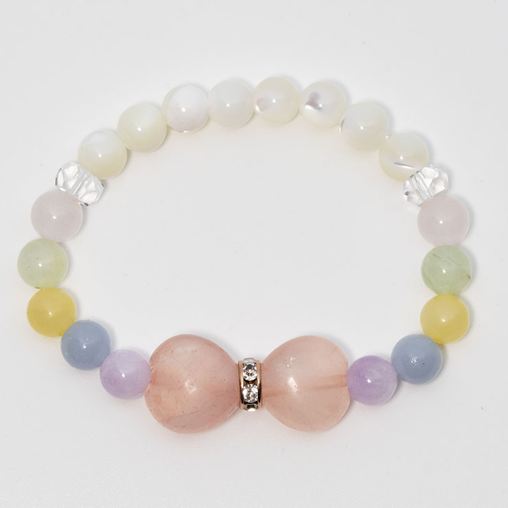 【限定10本】石の日マルシェ はじめての春のお守り キッズブレスレット