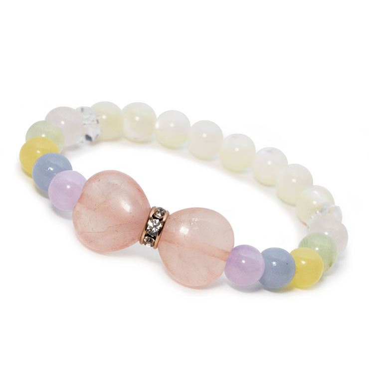 【限定10本】石の日マルシェ はじめての春のお守り キッズブレスレット