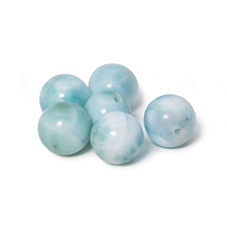 【粒売り/バラ売り】ラリマー 8mm（アウトレット）