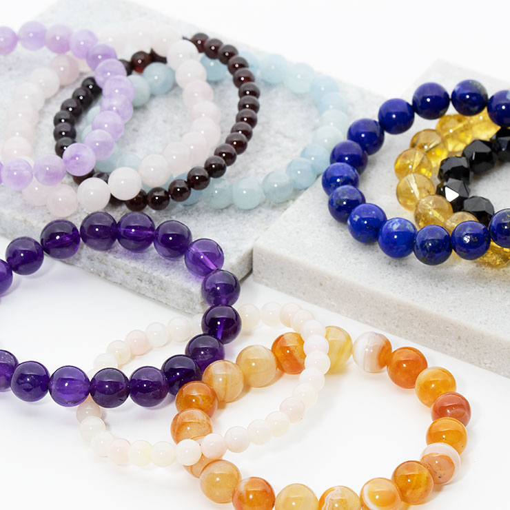 【限定3点】石との偶然を楽しむ ~パスクルお楽しみブレス3本セット~