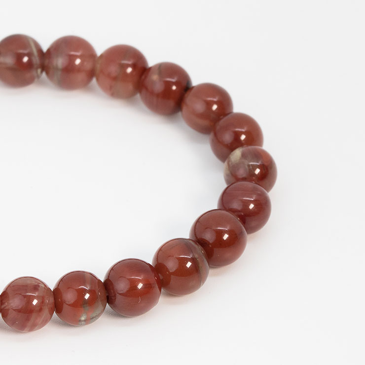 【一点もの】アンデシン7mm シンプルブレスレット【鑑別書付き】