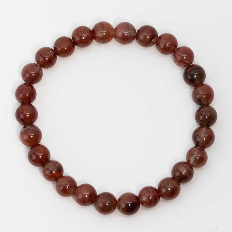 【一点もの】アンデシン7mm シンプルブレスレット【鑑別書付き】