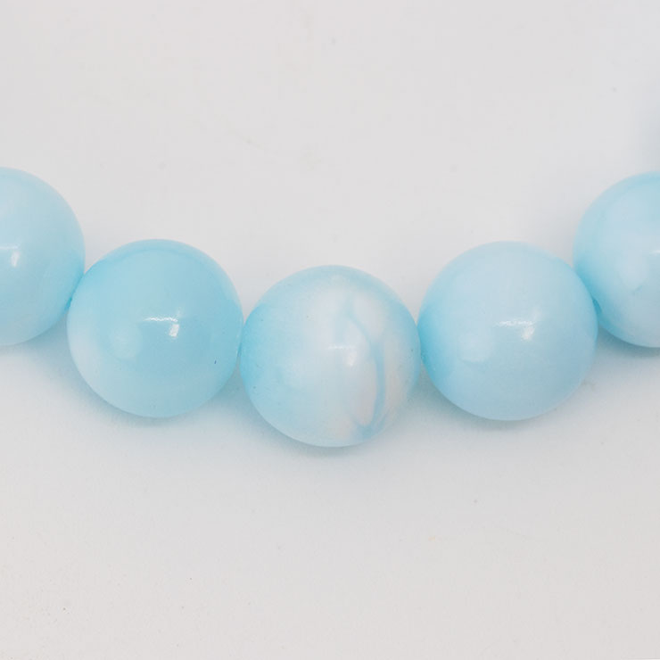 【一点もの】ブルーアラゴナイト10mm シンプルブレスレット