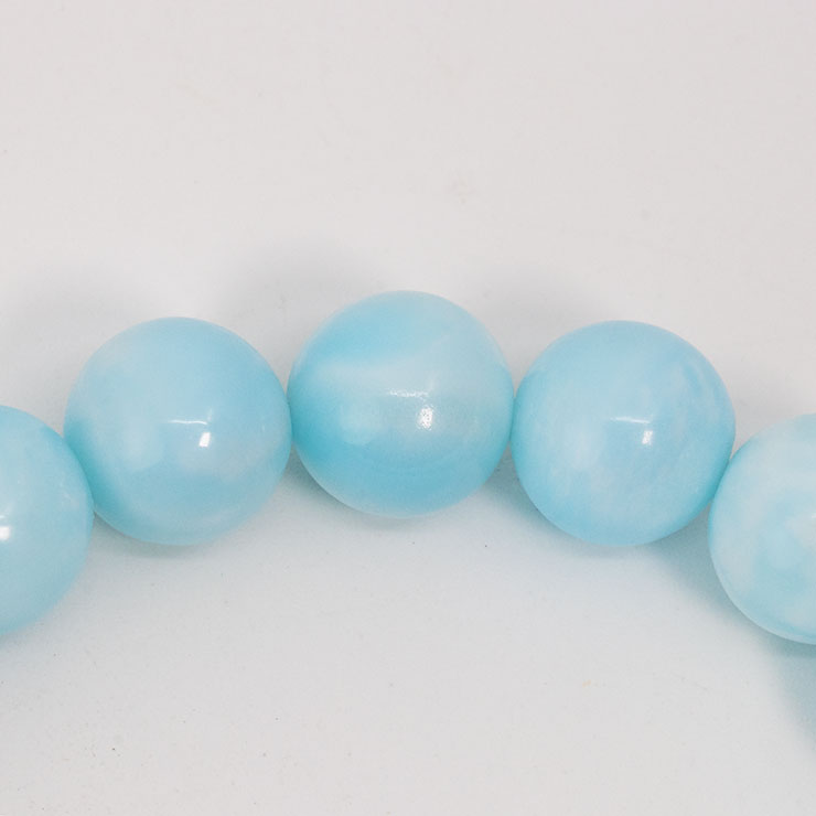 【一点もの】ブルーアラゴナイト10mm シンプルブレスレット