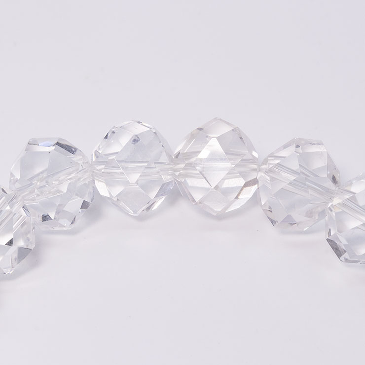 【石の日限定140,000円】【一点もの】山梨水晶SA 連摺り32面カット11mm シンプルブレスレット