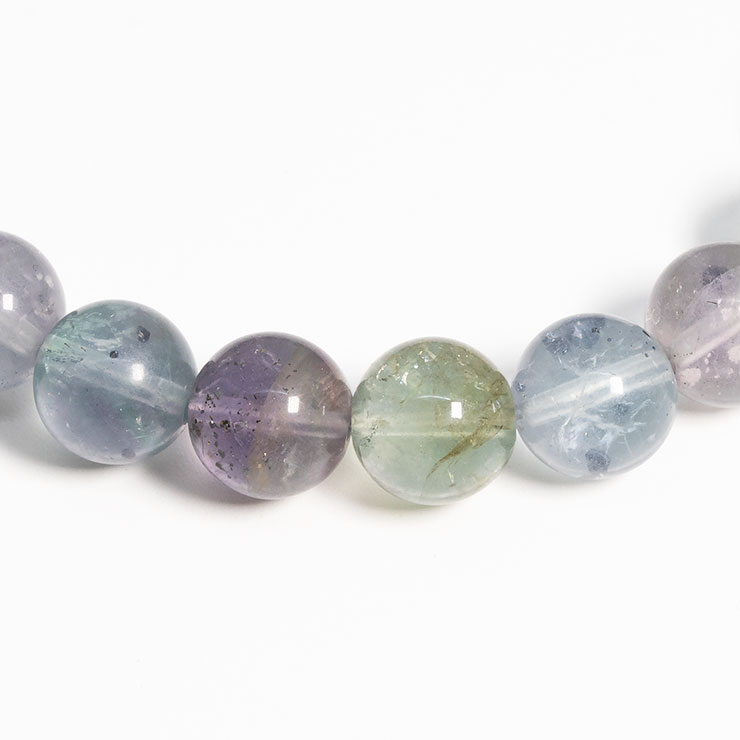 【一点もの】チャルコパイライトインフローライト8mm シンプルブレスレット