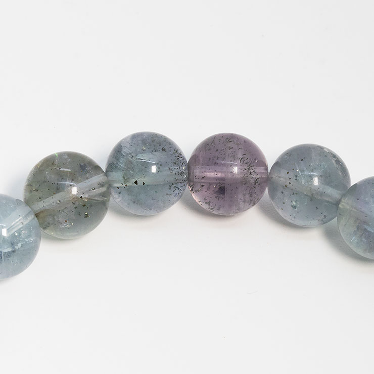 【一点もの】チャルコパイライトインフローライト8mm シンプルブレスレット