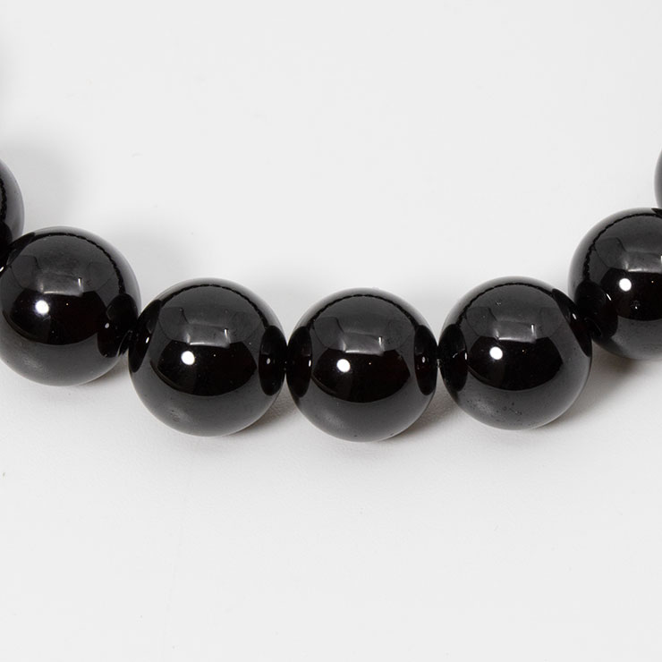 【一点もの】ガーネット10mm シンプルブレスレット【鑑別書付き】