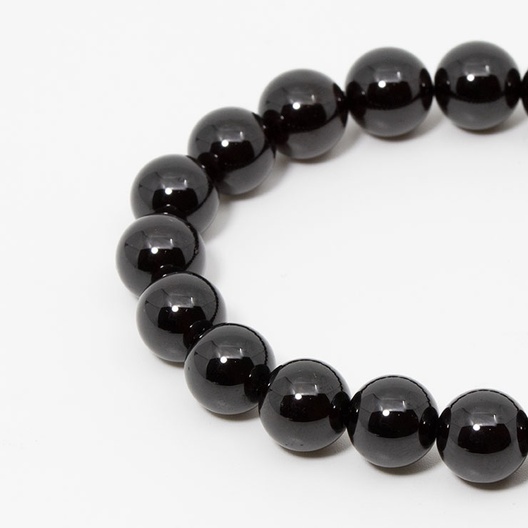 【一点もの】ガーネット10mm シンプルブレスレット【鑑別書付き】