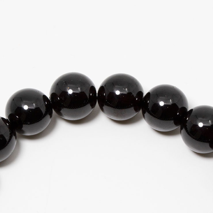 【一点もの】ガーネット10mm シンプルブレスレット【鑑別書付き】