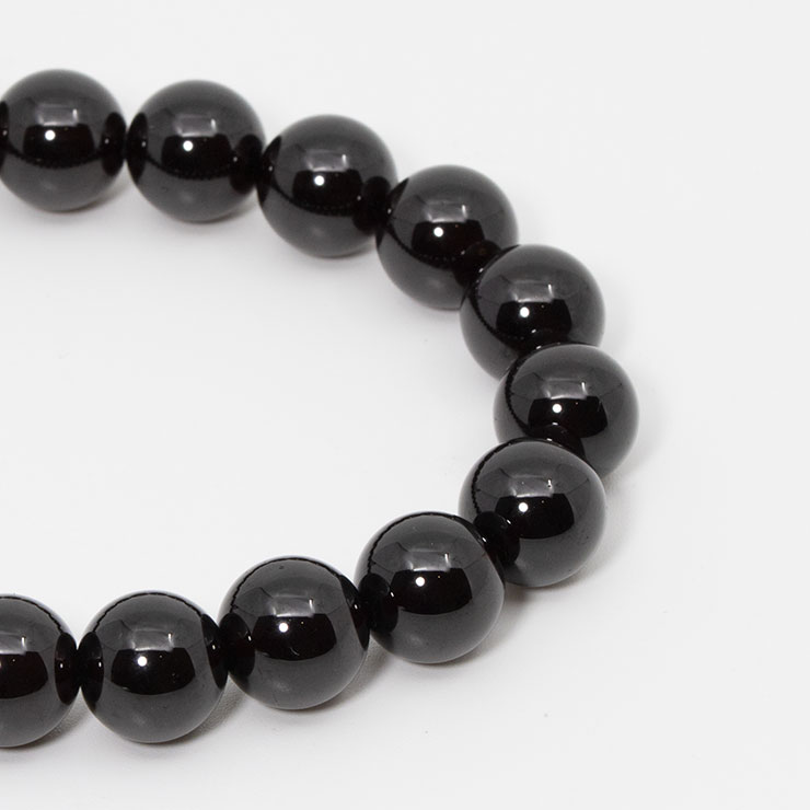 【一点もの】ガーネット10mm シンプルブレスレット【鑑別書付き】