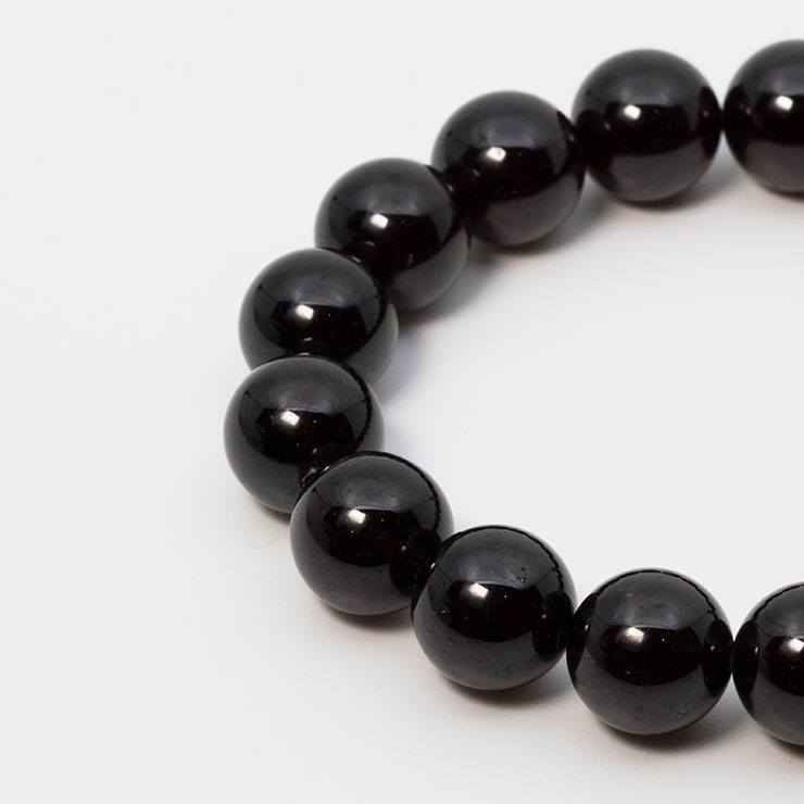 【一点もの】ガーネット11mm シンプルブレスレット