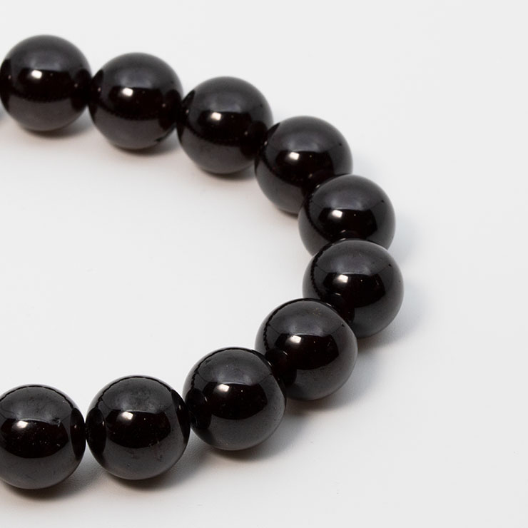 【一点もの】ガーネット11mm シンプルブレスレット