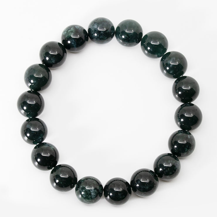 【一点もの】グアテマラ産翡翠 11mm シンプルブレスレット