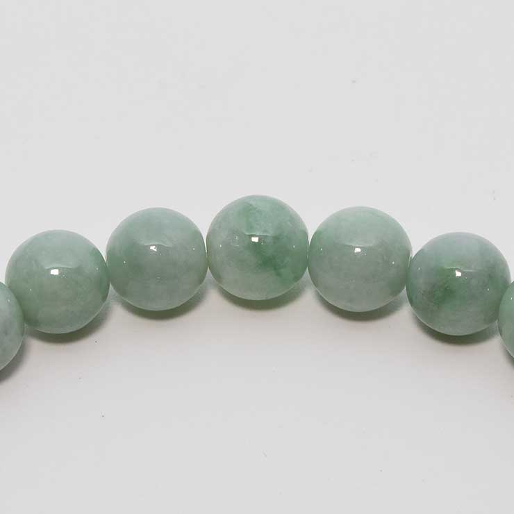 【一点もの】糸魚川翡翠8mm シンプルブレスレット【鑑別書付き】