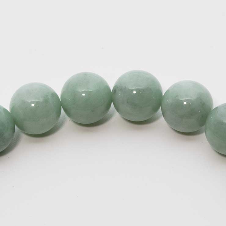 【一点もの】糸魚川翡翠10mm シンプルブレスレット【鑑別書付き】