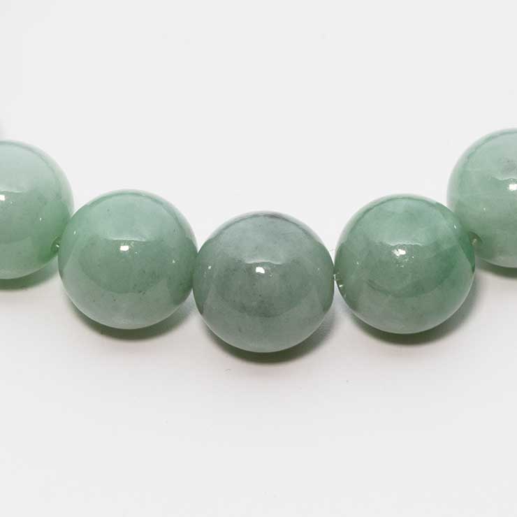 【一点もの】糸魚川翡翠12mm シンプルブレスレット【鑑別書付き】