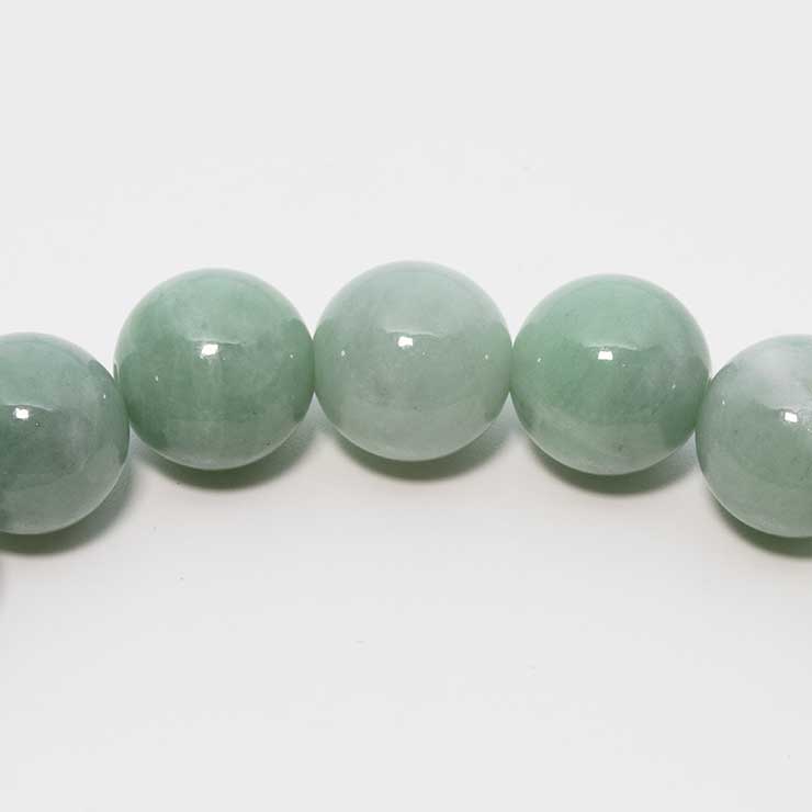 【一点もの】糸魚川翡翠12mm シンプルブレスレット【鑑別書付き】