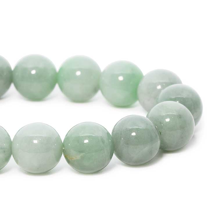 一点もの】糸魚川翡翠12mm シンプルブレスレット【鑑別書付き