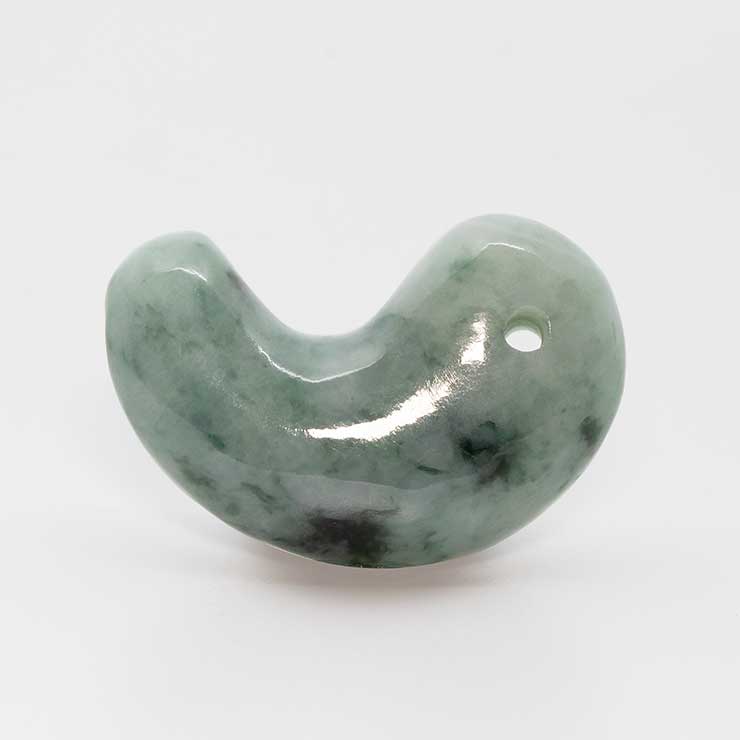 【一点もの】勾玉 糸魚川翡翠31mm【鑑別書付き】