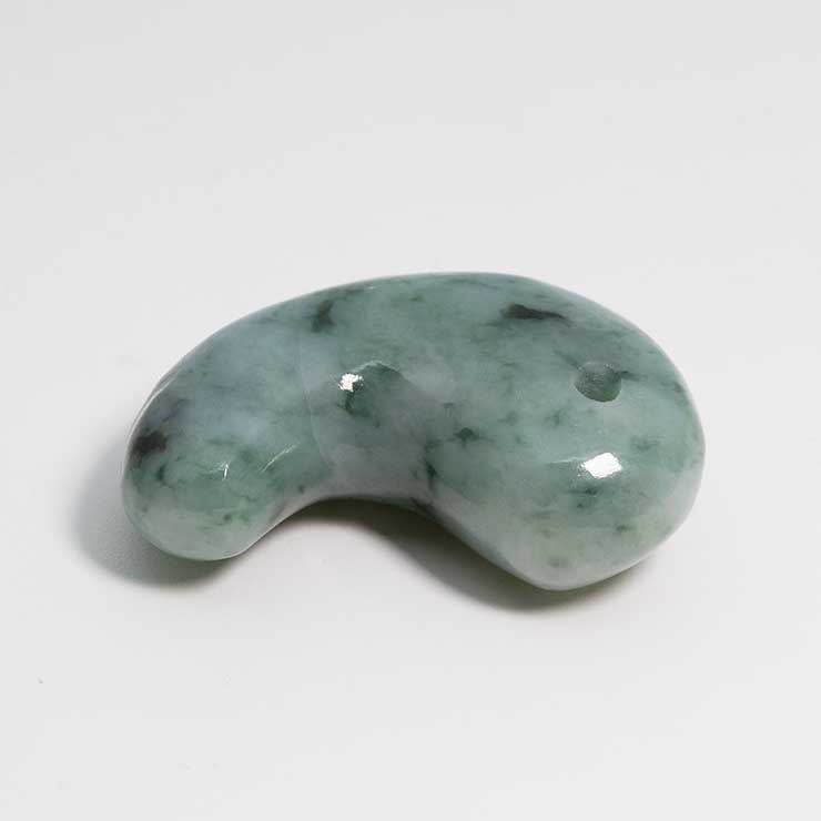 【一点もの】勾玉 糸魚川翡翠31mm【鑑別書付き】