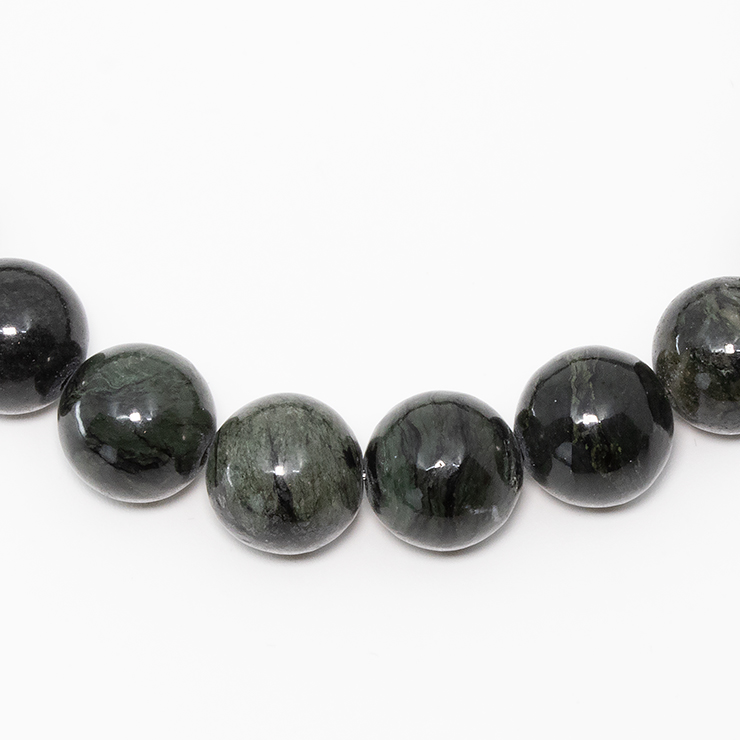 【一点もの】神居古潭石10mm シンプルブレスレット
