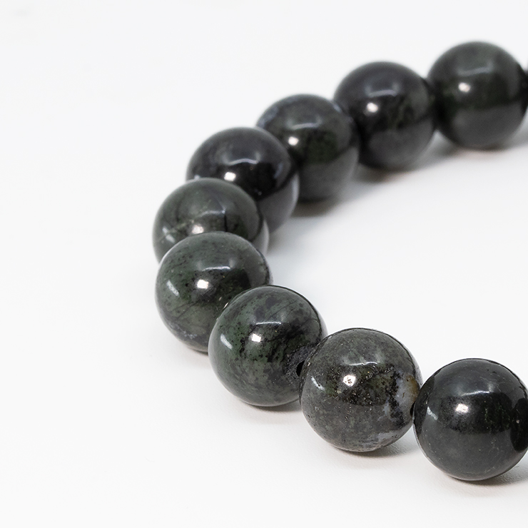 【一点もの】神居古潭石10mm シンプルブレスレット