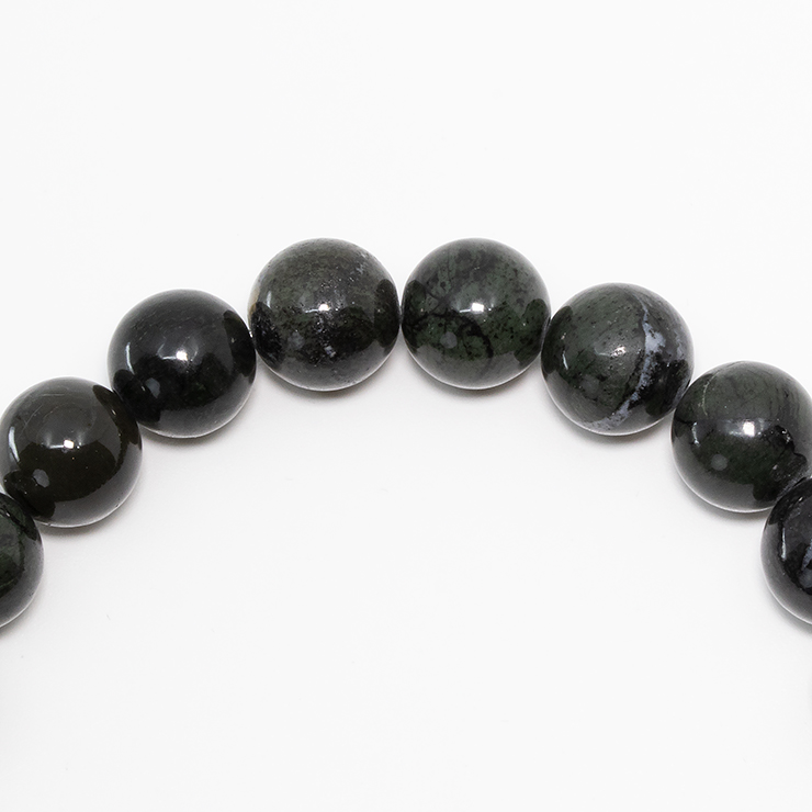 【一点もの】神居古潭石10mm シンプルブレスレット