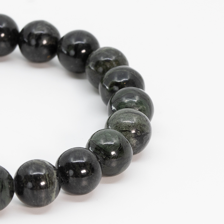 【一点もの】神居古潭石10mm シンプルブレスレット