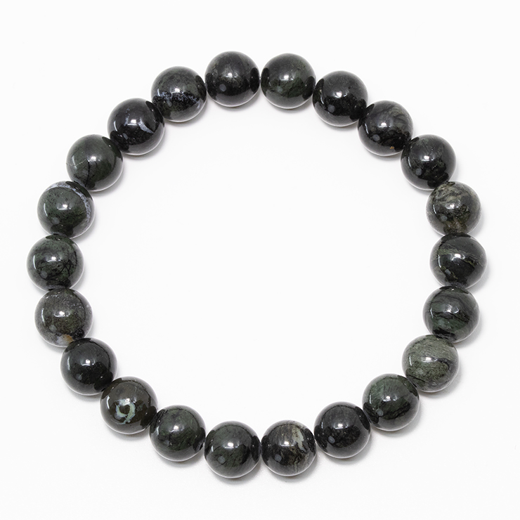 【一点もの】神居古潭石10mm シンプルブレスレット