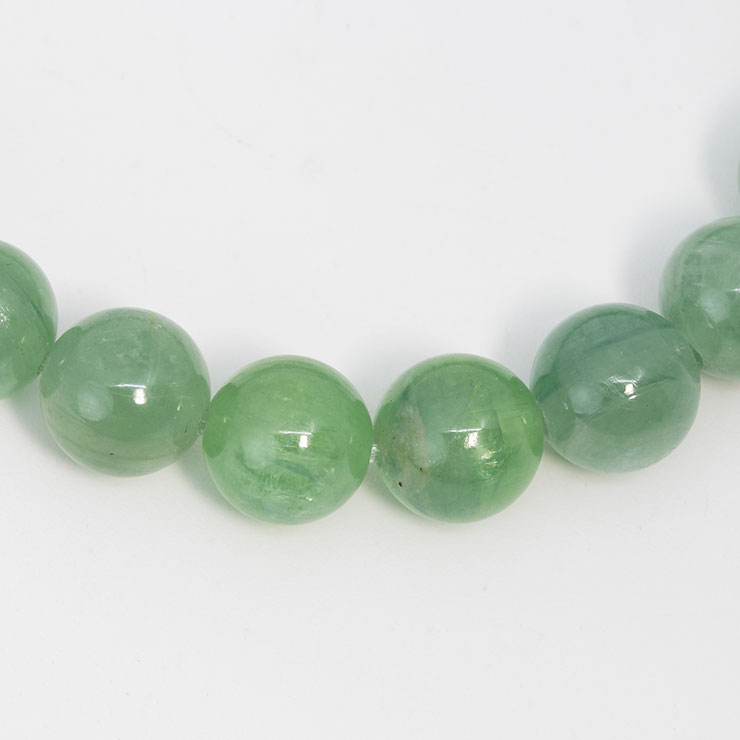 【一点もの】グリーンカイヤナイト8mm シンプルブレスレット