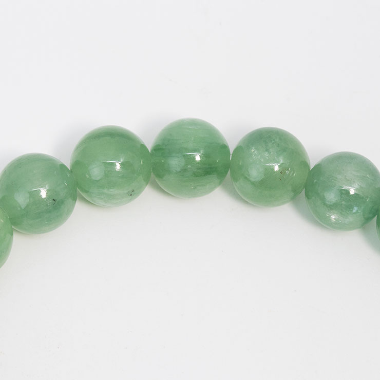 【一点もの】グリーンカイヤナイト8mm シンプルブレスレット