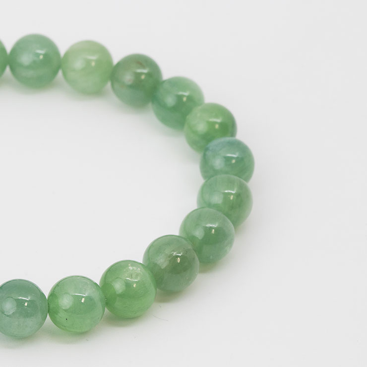 【一点もの】グリーンカイヤナイト8mm シンプルブレスレット