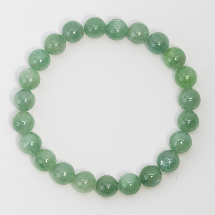 【一点もの】グリーンカイヤナイト8mm シンプルブレスレット