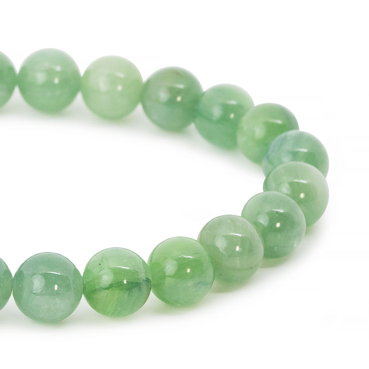 【一点もの】グリーンカイヤナイト8mm シンプルブレスレット
