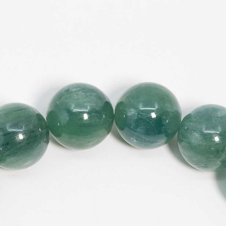 【一点もの】グリーンカイヤナイト11mm シンプルブレスレット