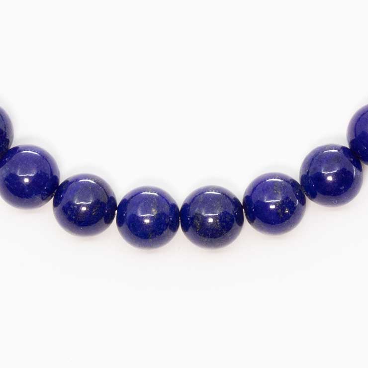 【一点もの】ラピスラズリSA 8mm シンプルブレスレット【鑑別書付き】